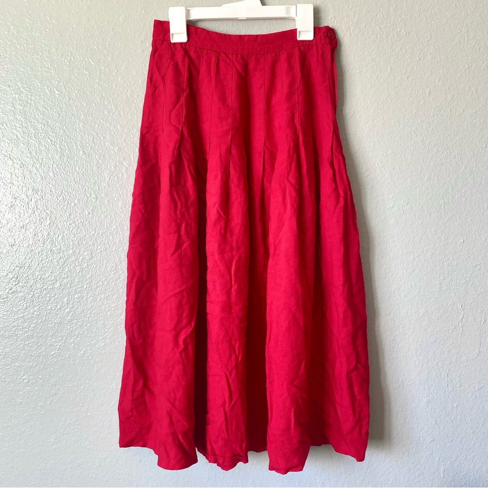 80s pleated skirt